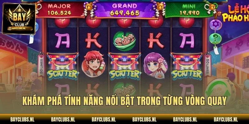 Khám phá tính năng nổi bật trong từng vòng quay