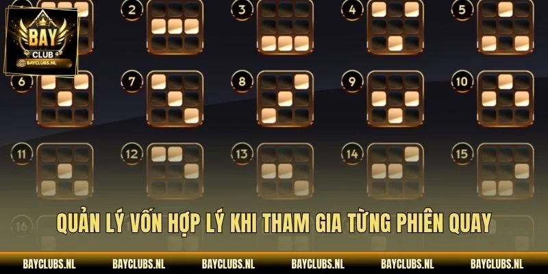 Phúc Mãn Đường Bayclub: Luật Chơi Và Cách Tính Thưởng 4 Quản lý vốn hợp lý khi tham gia từng phiên quay