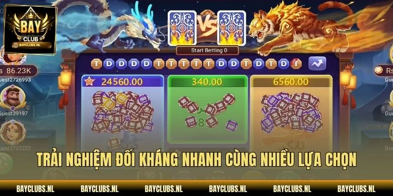 Trải nghiệm đối kháng nhanh cùng nhiều lựa chọn